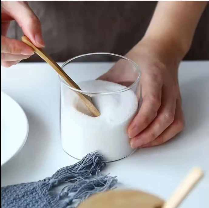 Factory Price 300ml kitchen gadgets Custom kitchenware set Kitchen seasoning Glass storage tank Salt tank