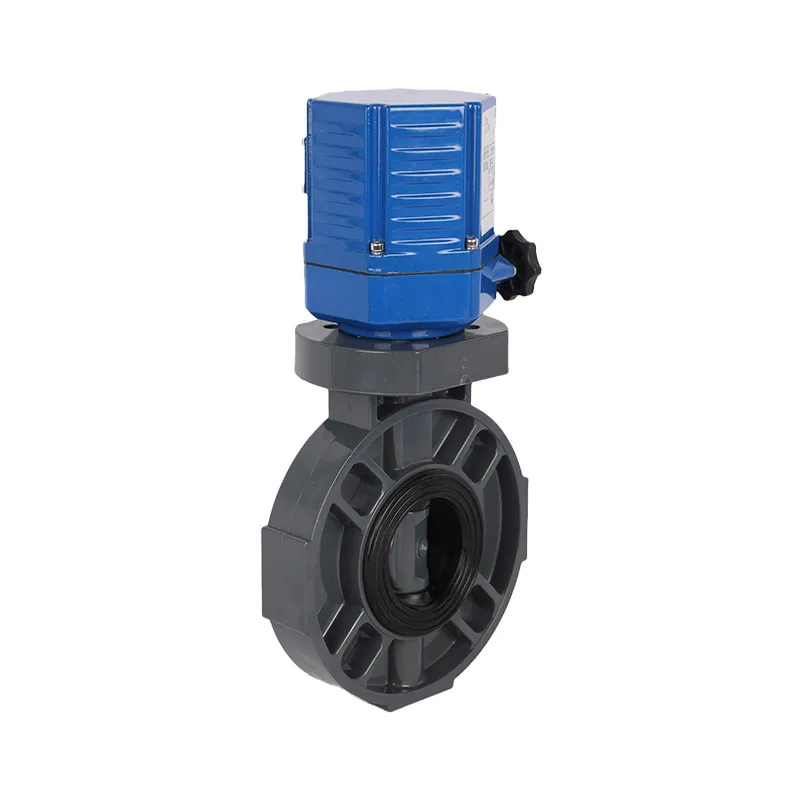 24V DC Low Torque Quarter Turn Electric Motorized  Butterfly Valve Actuator Price