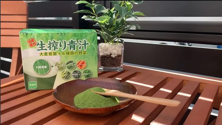 Japanese Namashibori aojiru raw vegetable smoothie health care nutritional supplement