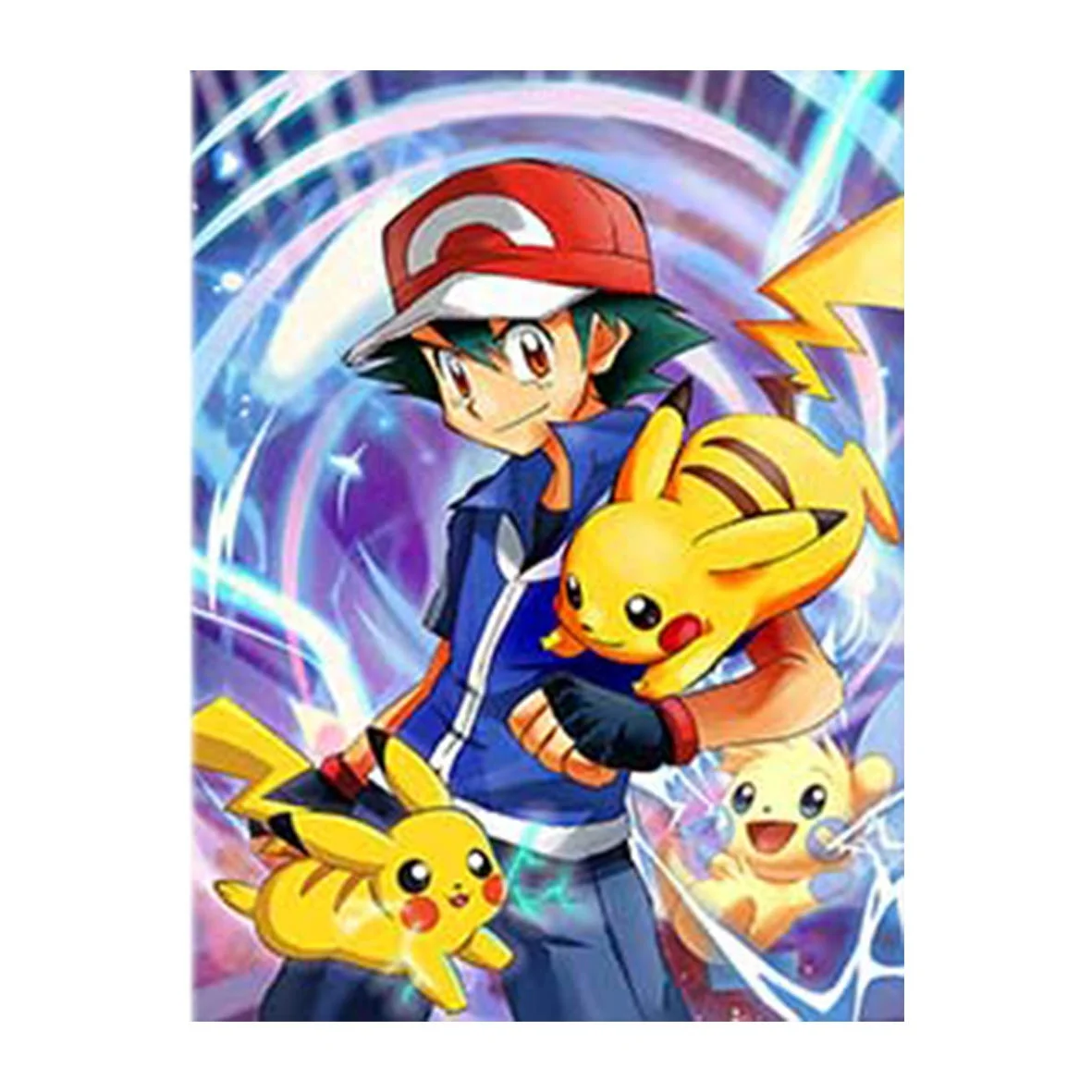 3D Poster Anime 3D Flip Gradient Poster Fantasy Wall Art 3D Lenticular Poster Bedroom Decoration