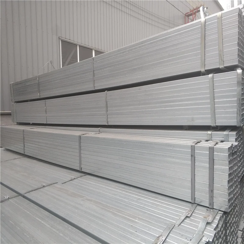 low price gi ASTM steel pipe galvanized square tube 30*30*0.6 mm galvanized square pipe