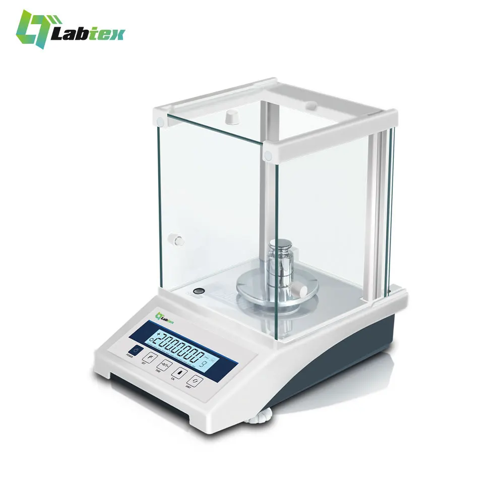 LABTEX Economic Analytical Balance 0.0001g Laboratory 0.1mg External Internal Calibration Analytical Balance