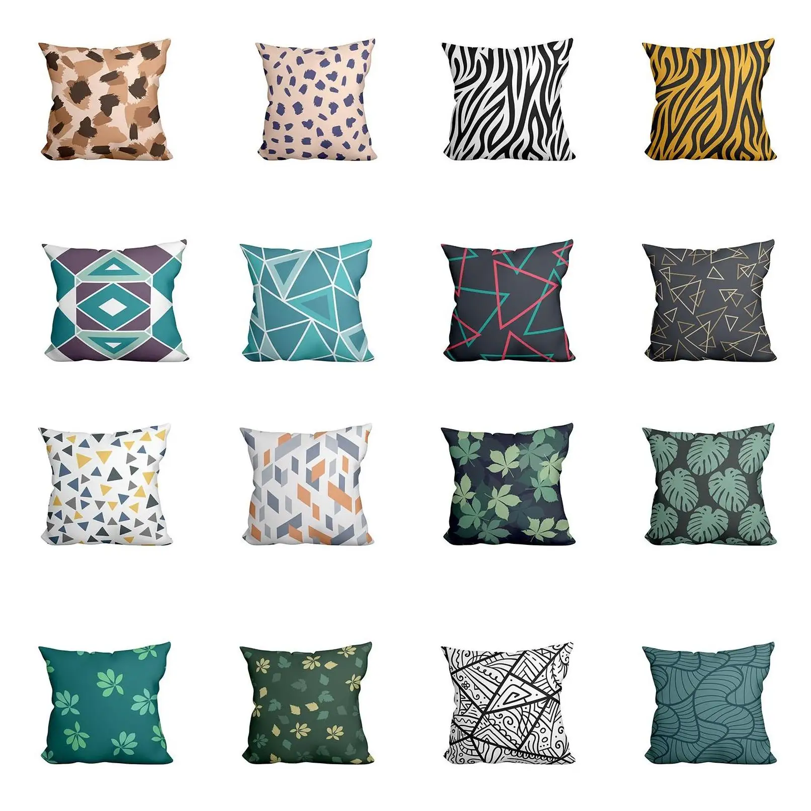 Pillow Cushion Covers housse de coussin velour White Body Pillows Soft Colors Custom Color Euro Pillows Covers 400 Threads