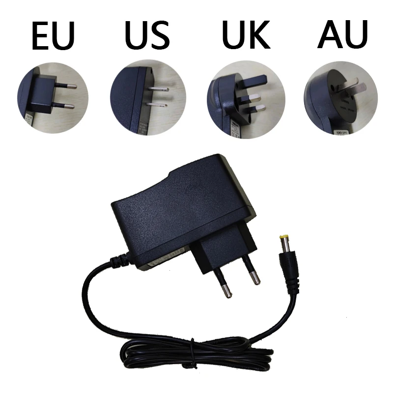 AC 110-240V to DC 5V 12V 1A 2A Universal Power adapter DC 5.5mm x 2.1mm Volt Converter Power Supply Charger For Player TV Box