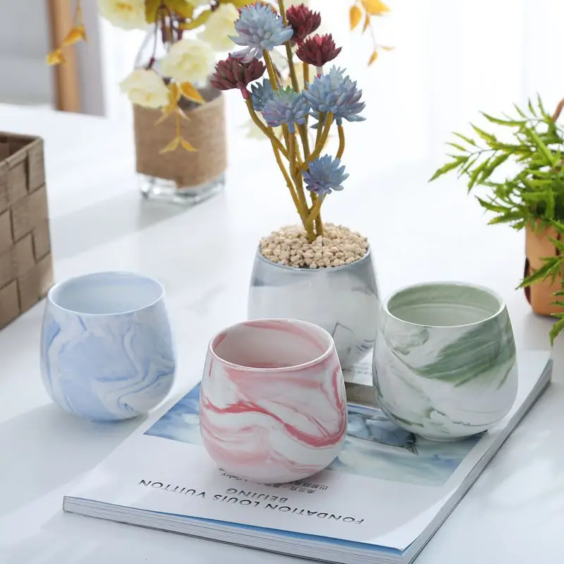 Wholesale Plant Nordic  Flower & Planters Pot Succulent Planter Unique Decor Small Decorative Ceramic Pots For Indoor Plants