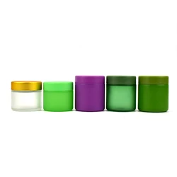 Smell Proof Airtight Child Resistant New Design Water Drip 3oz 90ml Cone Type Glass Flower Storage Jar With Cr Lid