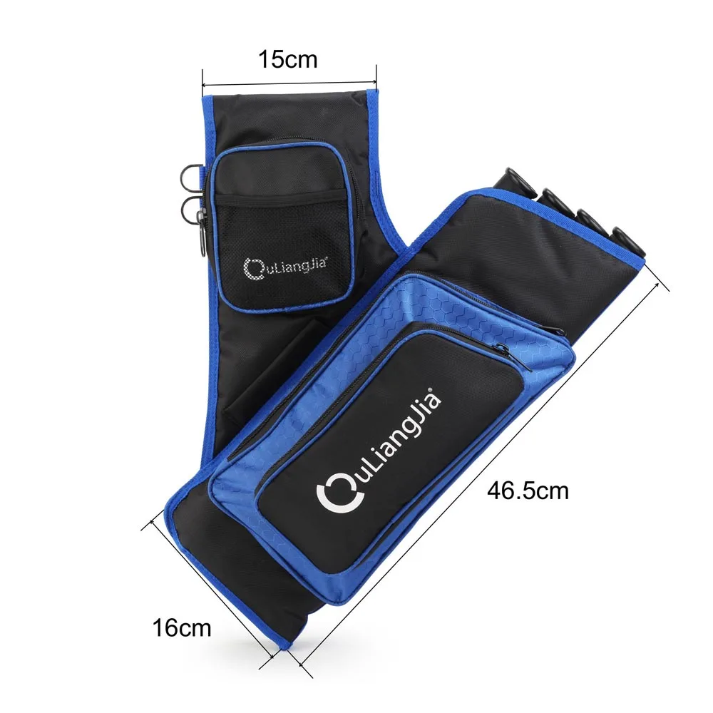 Chinese Factory Wholesale Hunting Hip Quiver Archery Field 4 Tubes Arrow Quiver