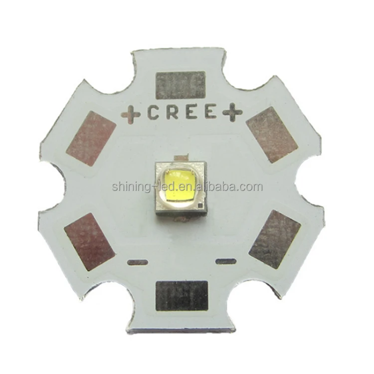 Холодный белый X лампа XPG 2 оригинальный X-LAMP XP-G2 3535 SMD светодиодный чип с 16 мм 20 алюминиевой звездой PCB радиатор для фонарика