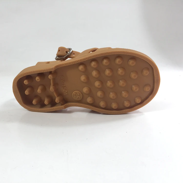  Новые модные сандалии желе на плоской подошве с логотипом под заказ