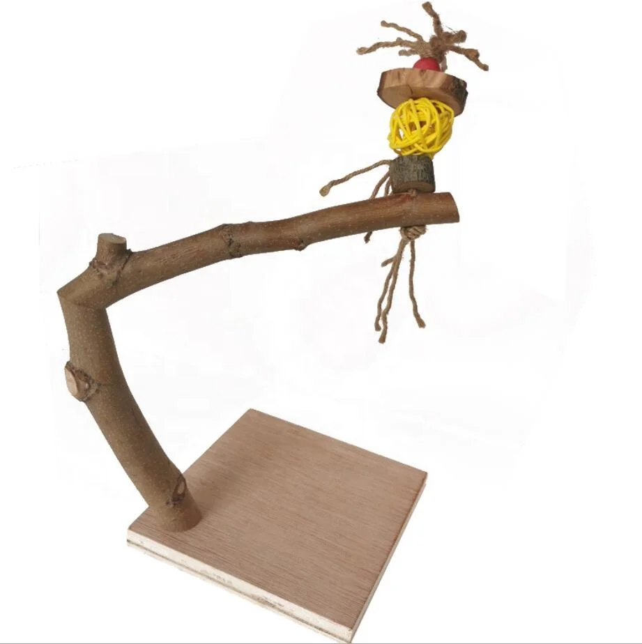 pet toys manufacturers with cage bird stand wooden handmade accessories for Parakeet Cockatiel parrots