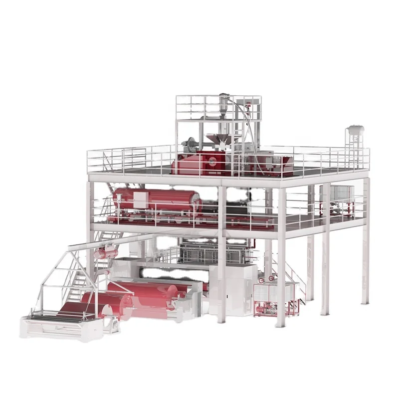 
KH S 3200MM 4800MM Spunbonded Non Woven Fabric Making Machine for Geotextiles Products 
