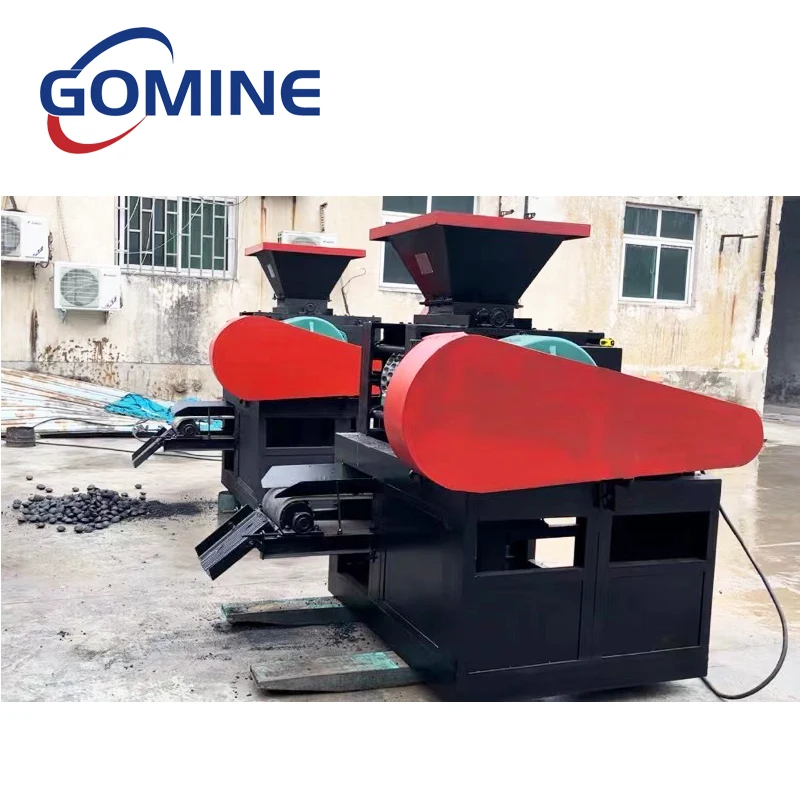Factory supply advanced 5.5-90kw diesel engine iron ore bbq coal power Pulverized Coal Ball Press Machine price