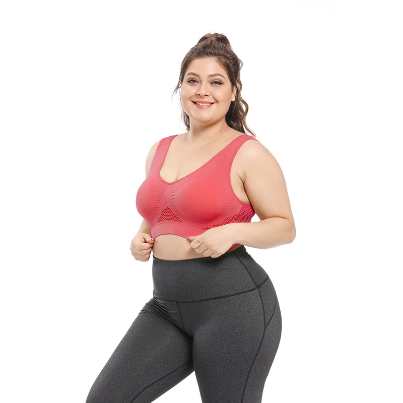 Wholesale XXXXXXL yoga clothing sports bra female shockproof running yoga fitness vest yoga bra