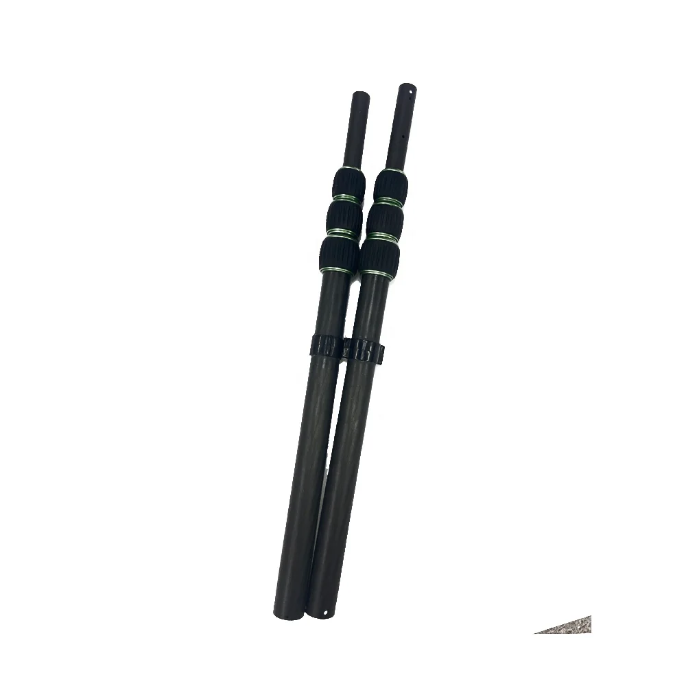 Customized carbon fiber telescopic pole with Twist Buckle for Metal detectors