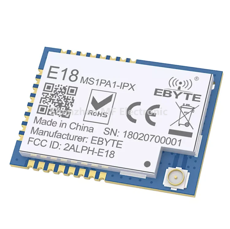 Small Zigbee RF Wireless Transmitter and Receiver Module Long Range 1km Module CC2530 E18-MS1PA1-IPX For IOT