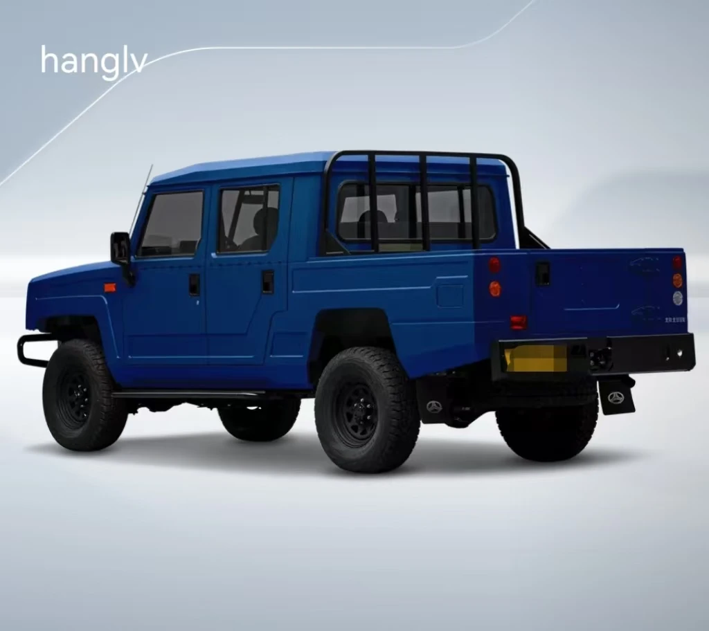 High quality BAW 4 door mini 4 wheel car small gasoline pickup truck for sale