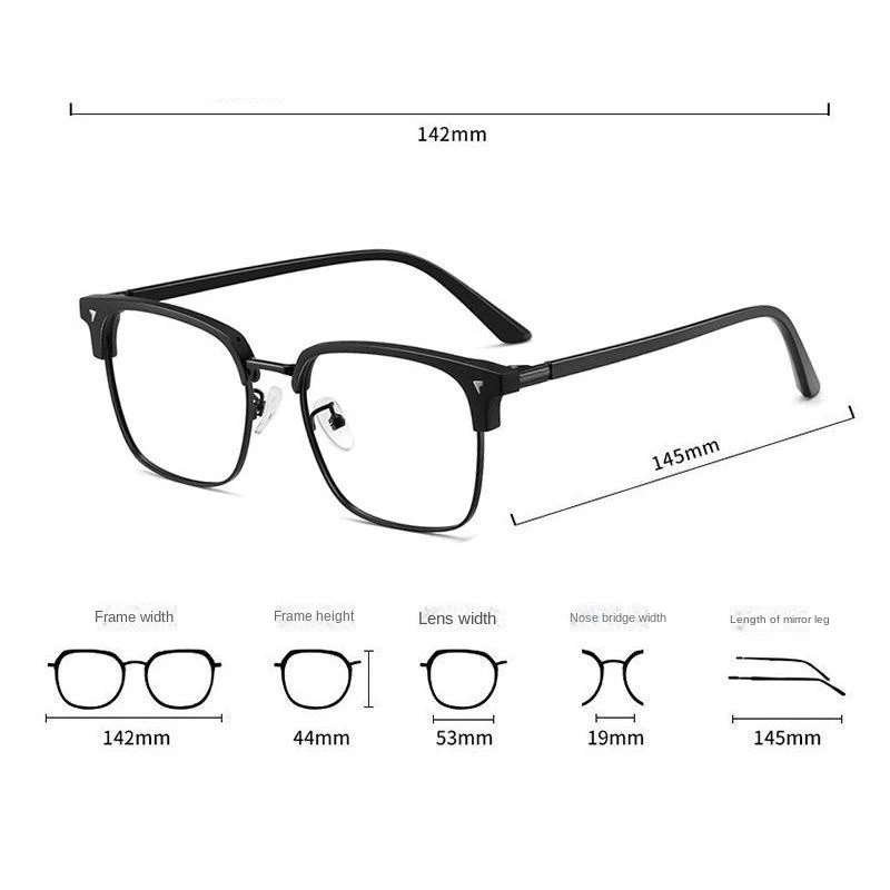 2025 High Quality Photochromic Eyeglasses Frames Anti-Blue Light Computer Glasses Wholesale Unisex Optical Frames