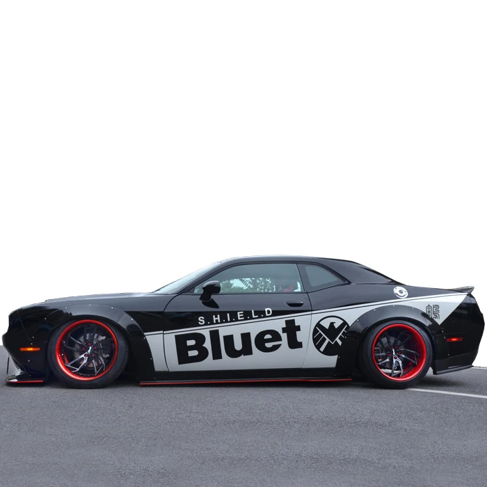 Широкоугольный комплект для Dodge Challenger Автомобильные Брызговики диффузор губ спойлер