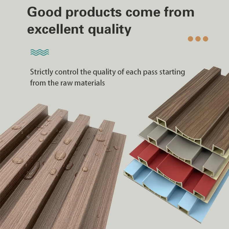 Chengxiang China Factory Supply Affordable Acoustic Peel And Solid Wood Fluted Wpc European Wall Panel Italy