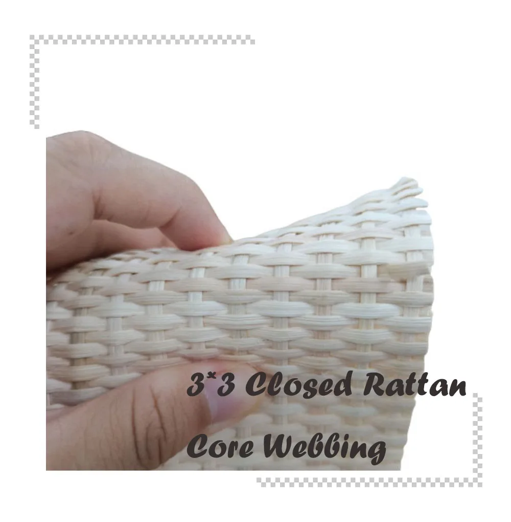Polished Semi-Bleached Rattan Webbing Raw Material Rattan Cane Roll for Handles and Trims