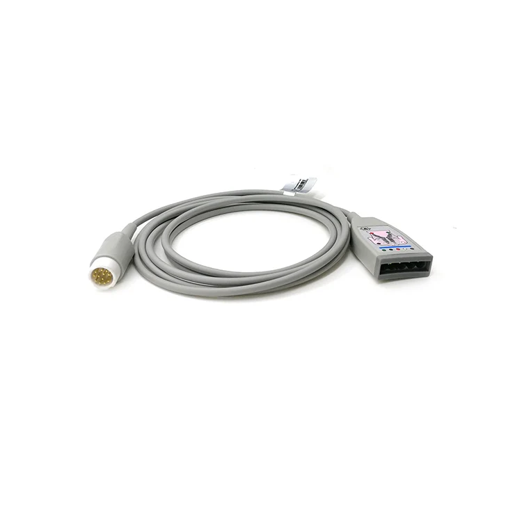 Compatible 5 lead ECG Trunk Cable for  M1668A ECG cable