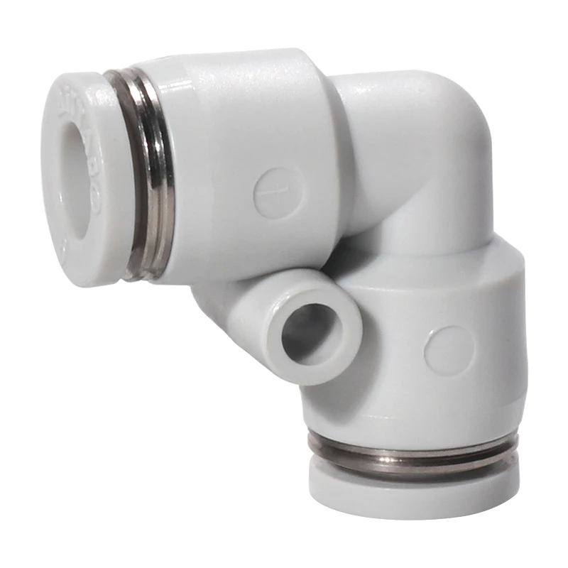 AIRTAC PV4-6-8-10-12 Factory Supply Push to Elbow  Series White Plastic Pneumatic Fitting Quick Connect Fitting