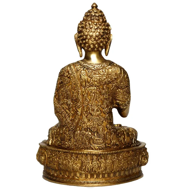 Buddha Brass Statue for Decoration of Room/ Office/ Garden Environment and religious Brass Statue Made in Nepal