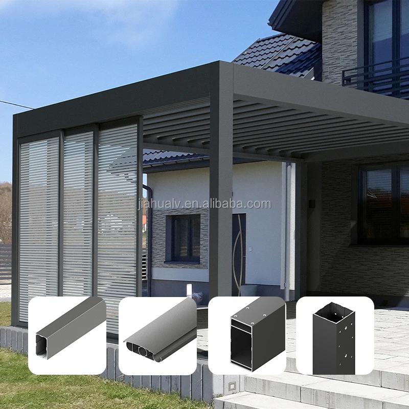 Aluminium Profiles for Glass Roof and Glass Sunroom and Pergola