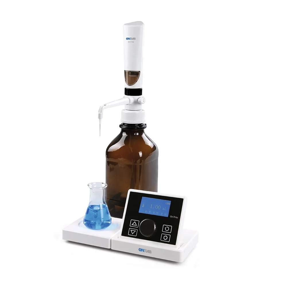 
 ONILAB OniTrite Burette Dtrite титрование лабораторное оборудование цифровой электронный Автоматический титратор без коричневой бутылки реагента  