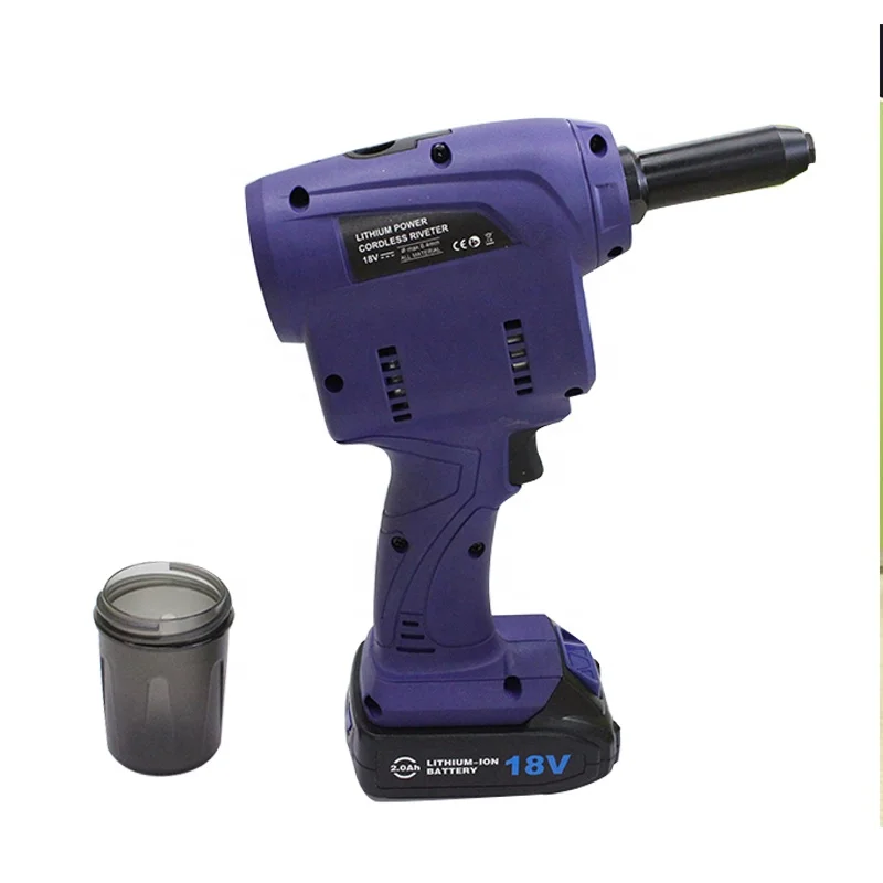 Professional riveting machine battery powered electric cordless rivet gun