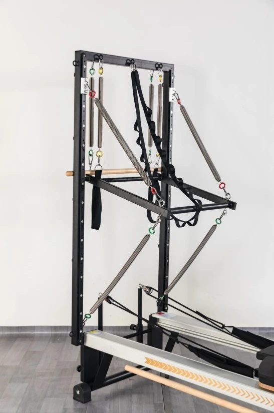 commercial home use training machine half trapeze aluminum pilates reformer with tower