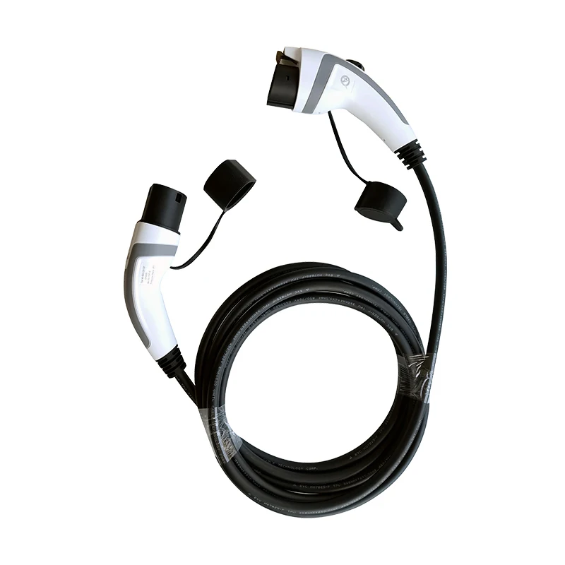 Dual Cable Retractor EV Charging Cable Type 1 To Type 2 Electric Vehicle Charger EV Car Home