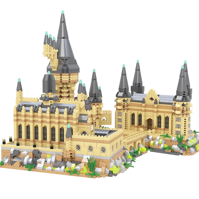 Lele Brother Medieval Magic Castle House Building Blocks Set Educational Plastic Model Toy