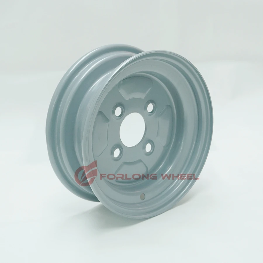 4H 98mm 10inch small high speed trailer steel wheel