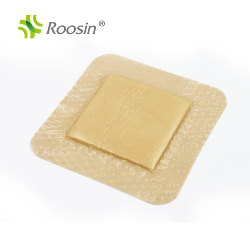 OEM Medical Silicone Absorbent Foam Dressing Waterproof Adhesive Wound Dressing