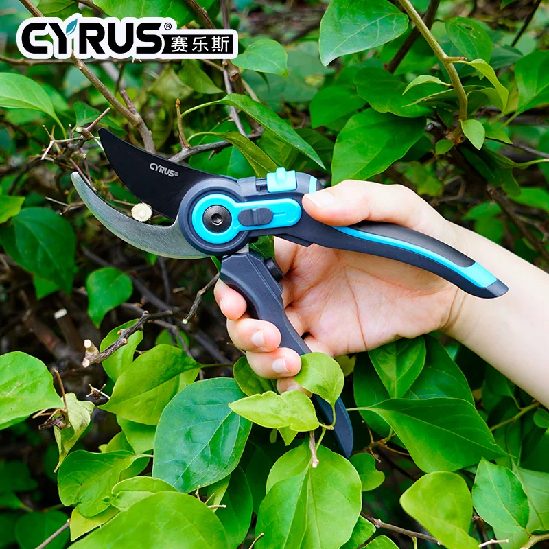 Professional Stainless Steel Pruning Shears Garden Tree Manual Fruit Picking Harvesting Shears
