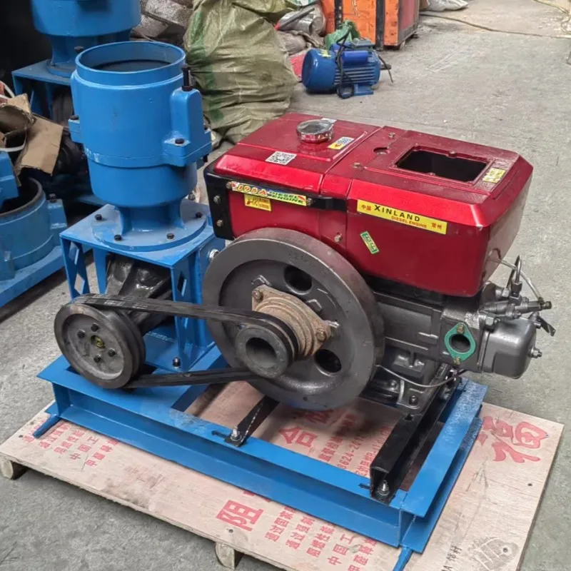 Poultry Chicken Feed Pellet Machine Fish Making Animal Processing Machines With Gasoline Engine