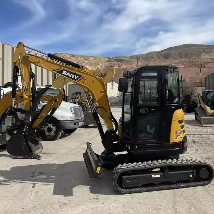 Cheap Price Used Sany Sy35U Mini Backhoe Crawler Excavator 1-2m³ Small Bucket Capacity For Farm Home Use In Tight Places