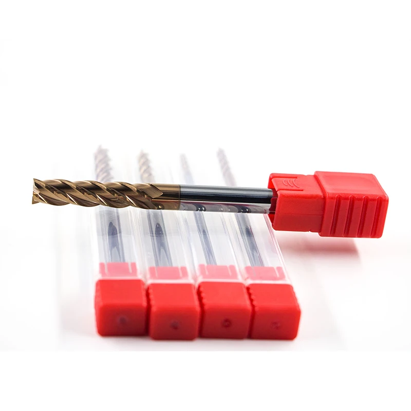 HRC55 4-Flute Tungsten Solid Carbide Ball Nose Bits for Lathe Machine Customizable OEM & ODM CNC Controlling End Mill Alloy Tool