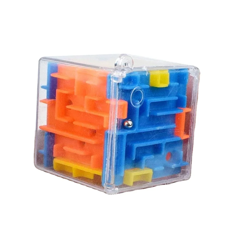 Kids 3D Game Box Beads Play Maze Magic Puzzle Cube Rolling Ball Game