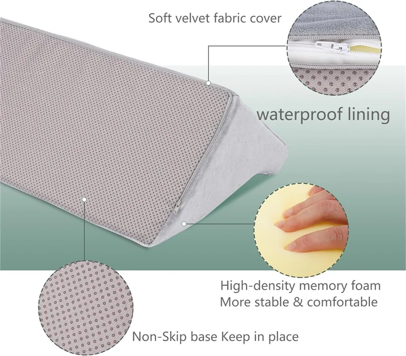 Side Sleeping Pressure Ulcer Bedsore Turning Wedge Pillow Positioning Medical Pillow for Elderly