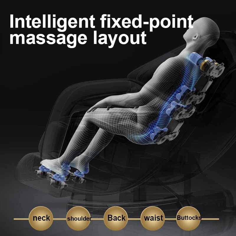 OEM Hot Sell 4d Zero Gravity Electric Lounge Full Body Massage Machine shiatsu Massage Chair