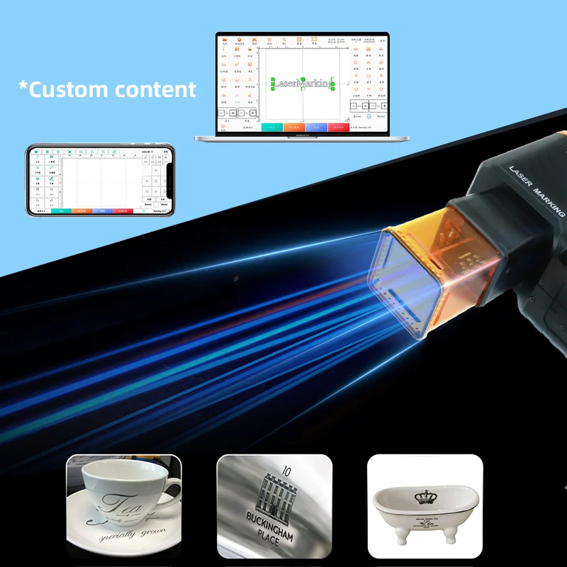 CNC LY Innovative Handheld Dual Light Engraving Machine for Metal Nameplate Marking