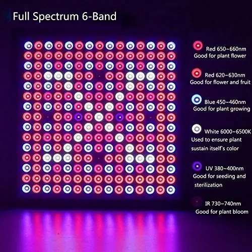 Led Grow Light Full Spectrum 45W 50W Growing Lamps AC85-265V Plant Growth Lighting for Plants Flowers Seedling Cultivation