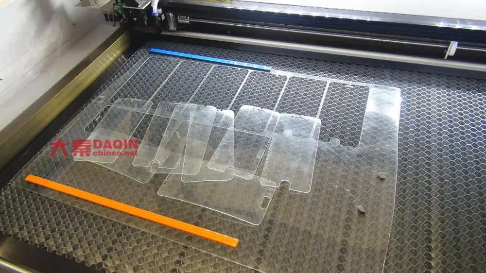 Daqin Mobile screen protector tempered glass making machine for for any mobile tempered glass cutting