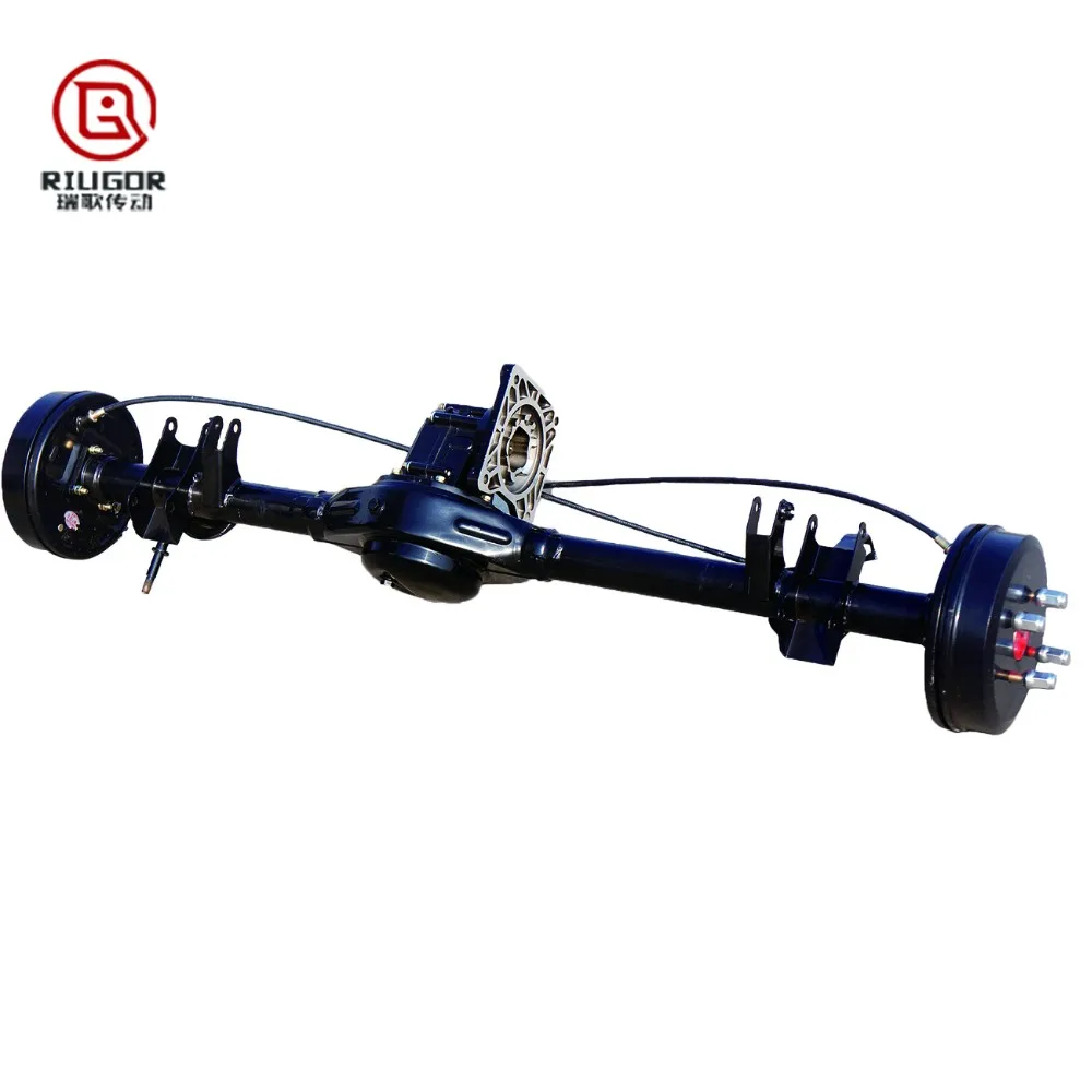 Customized electric tricycle / rickshaw chain drive rear axle differential