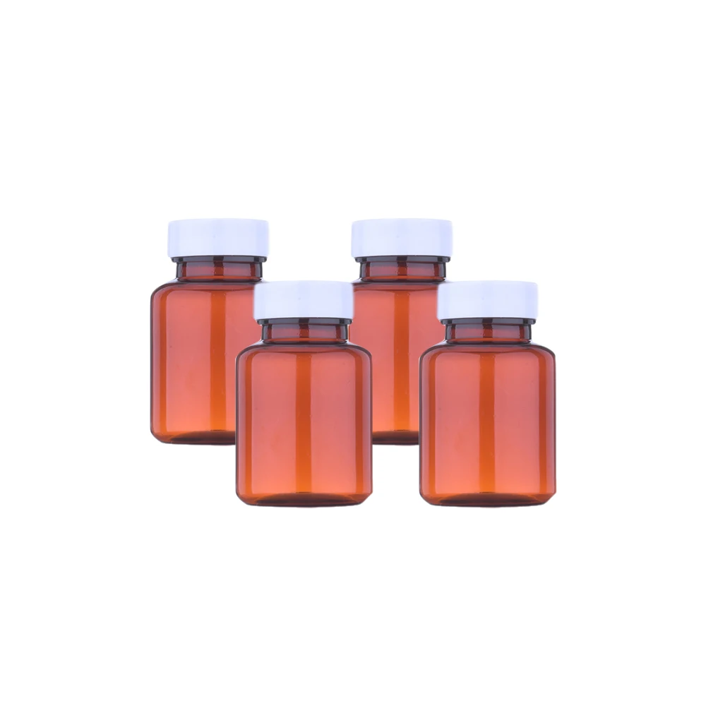 free sample 6OZ 180ml HDPE popular capsule shaped pill tablet medicine plastic bottle for dietary nutrition supplement