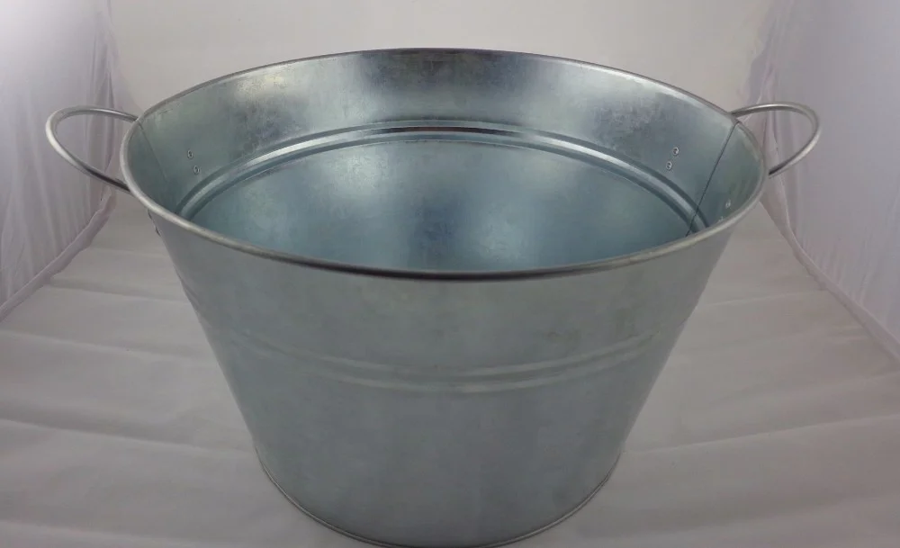Hot Selling Large Oval Metal Beer Bucket Beverage Bucket Cooling Tub Party Tub Cooler with Stand