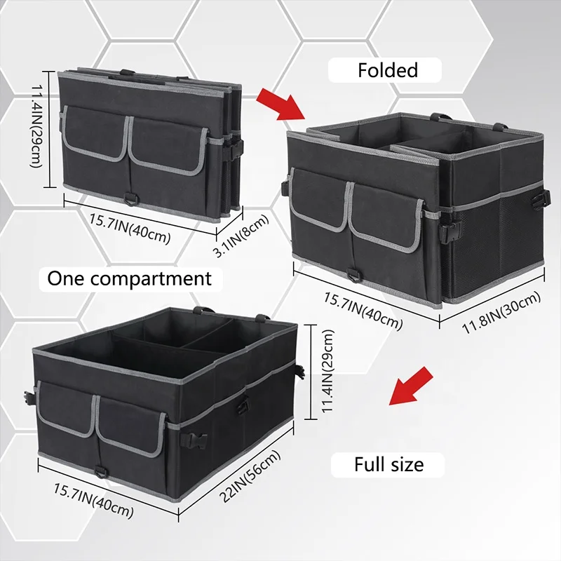 ready to ship wholesale car trunk organizer box car storage box organizer