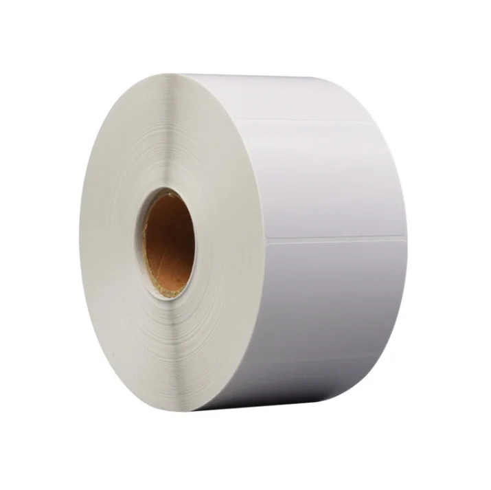 PP self adhesive polyester film with silicone coated yellow and white glassine release paper rolls